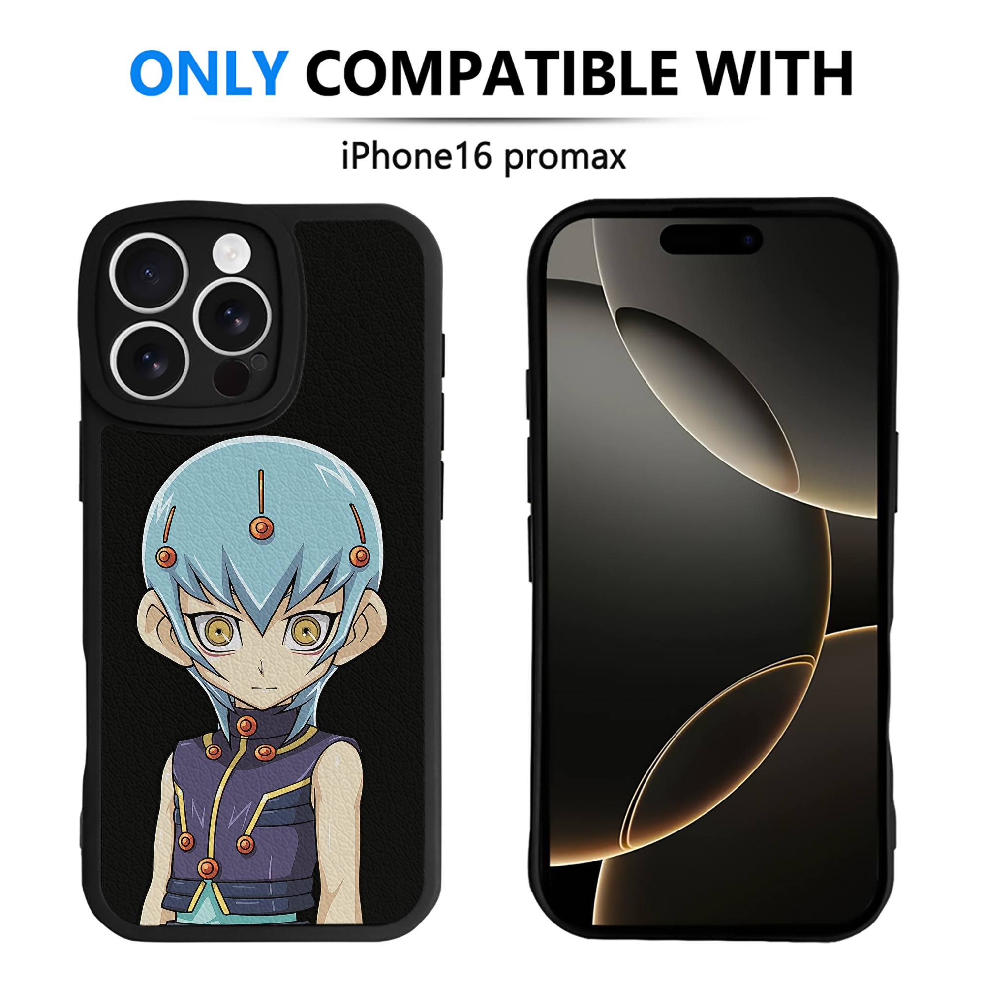 遊☆戯☆王 Yu-Gi-Oh! 【iPhone 16シリーズ対応】シリコンスマホケース（レザー調） 材質：シリコン